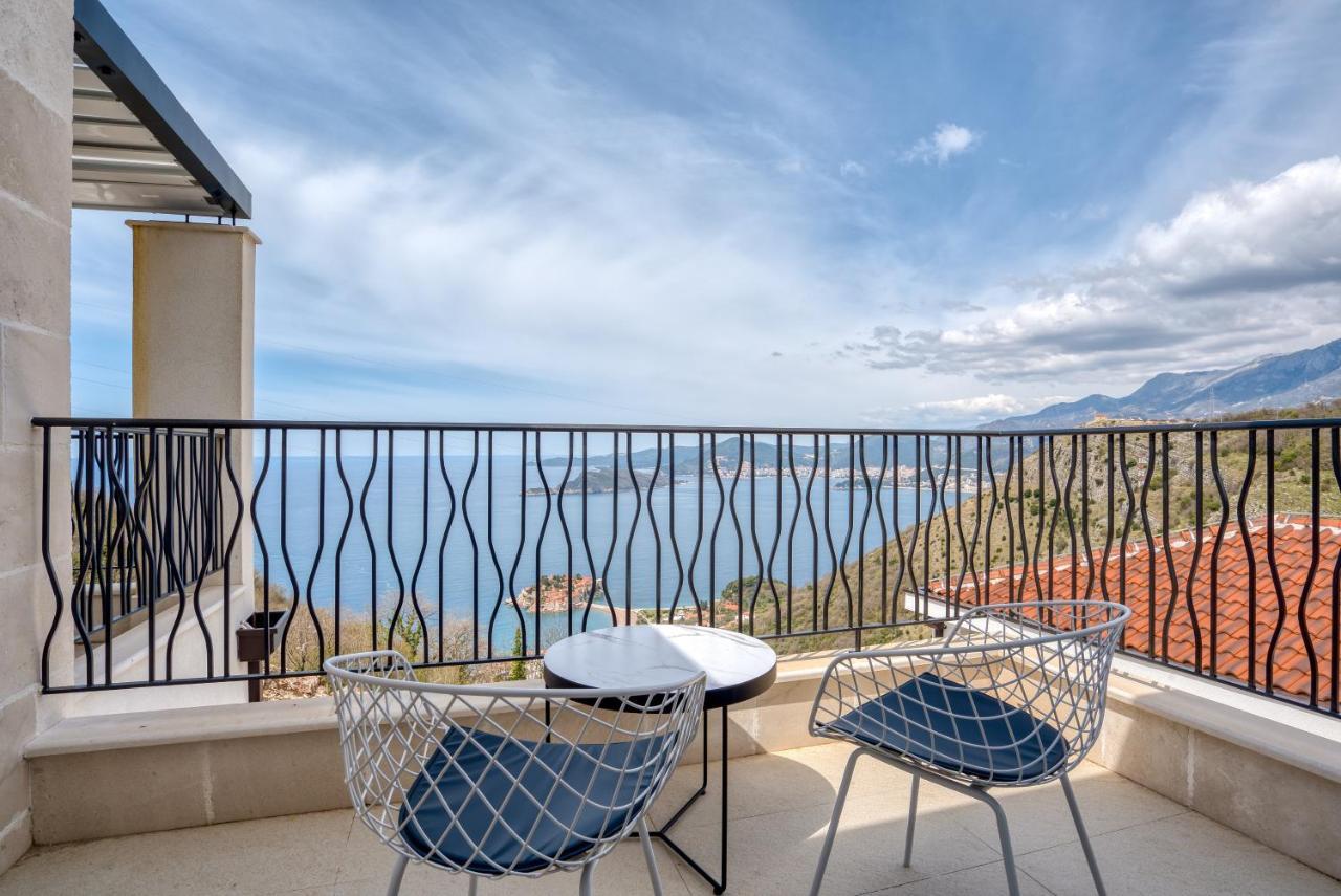 Quercus Residences Apartments Sveti Stefan Bagian luar foto