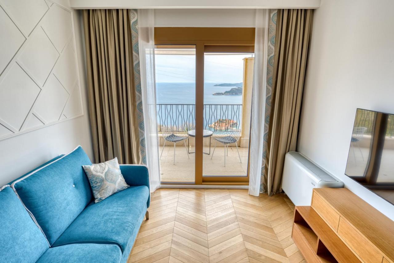 Quercus Residences Apartments Sveti Stefan Bagian luar foto