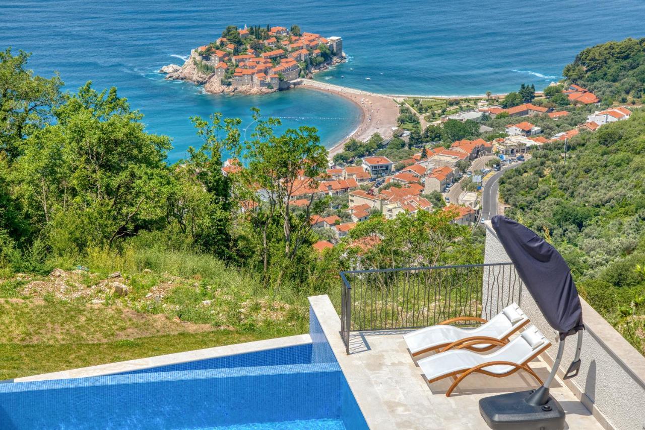 Quercus Residences Apartments Sveti Stefan Bagian luar foto