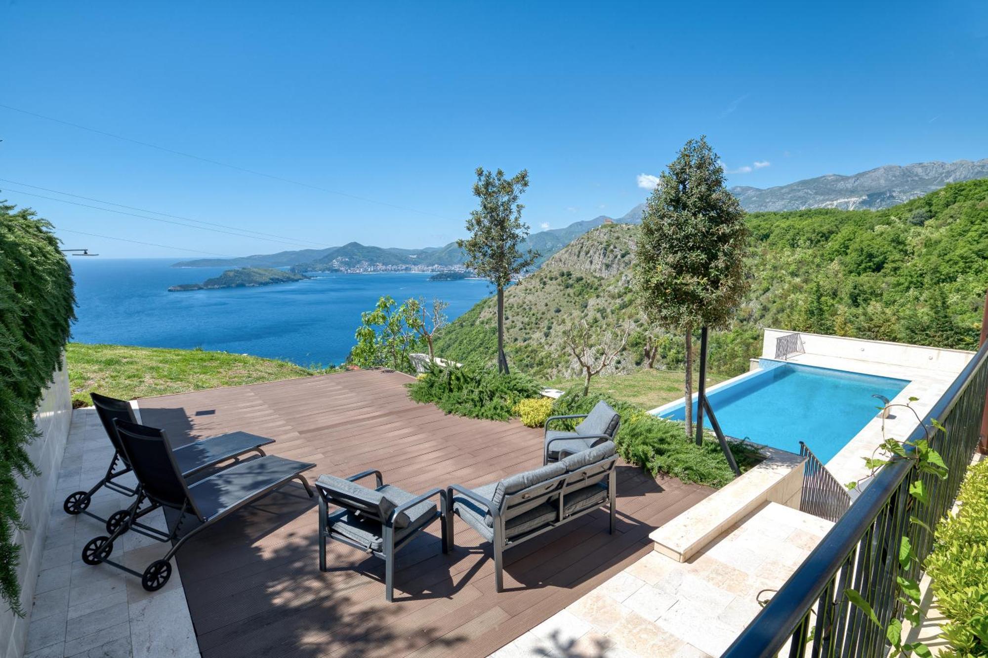 Quercus Residences Apartments Sveti Stefan Bagian luar foto